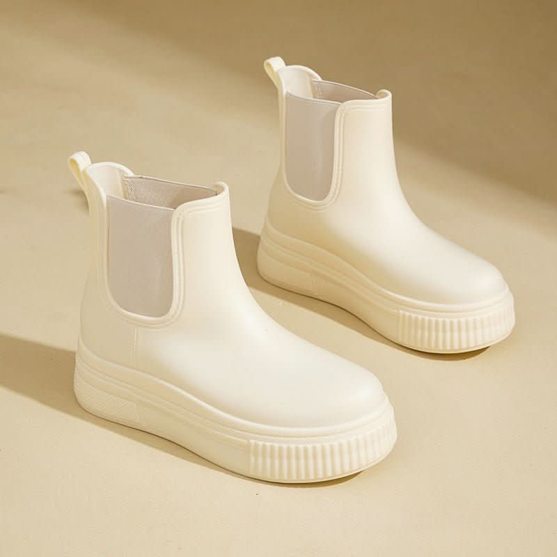Botas Chelsea de Plataforma para Mujer con Inserciones Laterales Elásticas