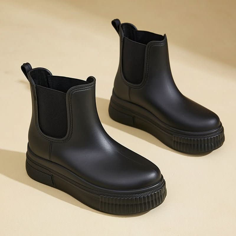 Botas Chelsea de Plataforma para Mujer con Inserciones Laterales Elásticas