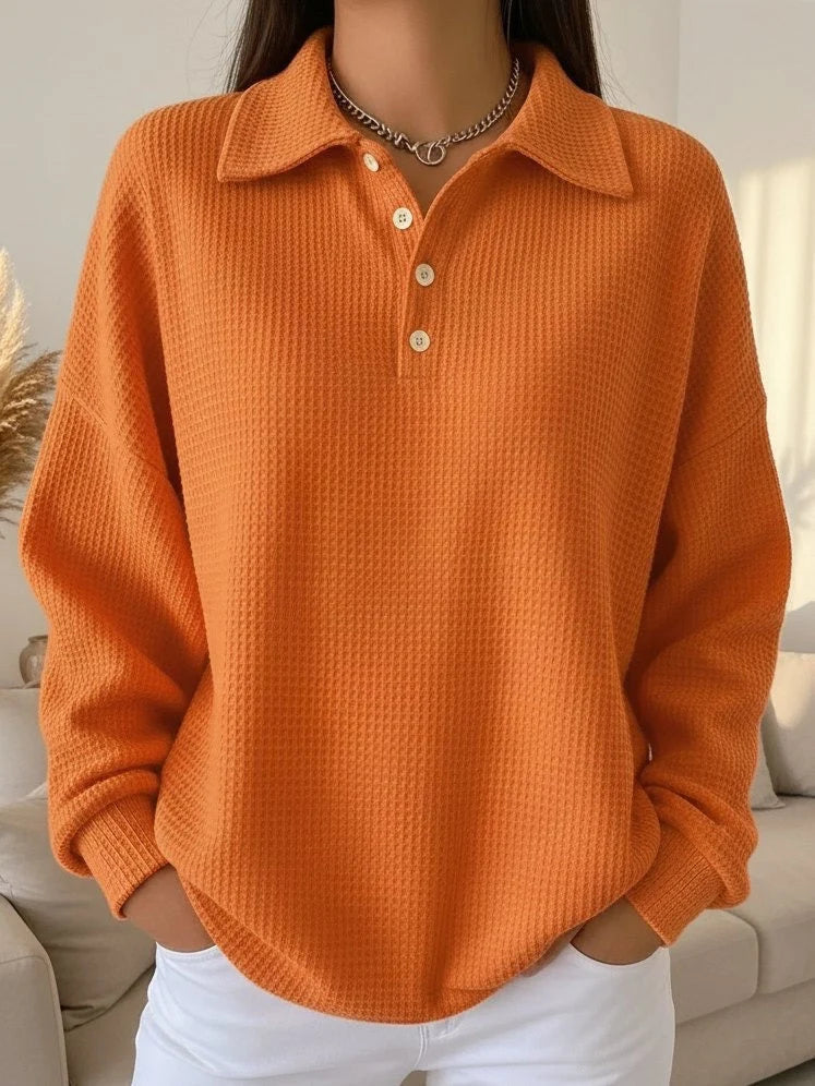 Jersey polo de mujer con cuello polo clásico