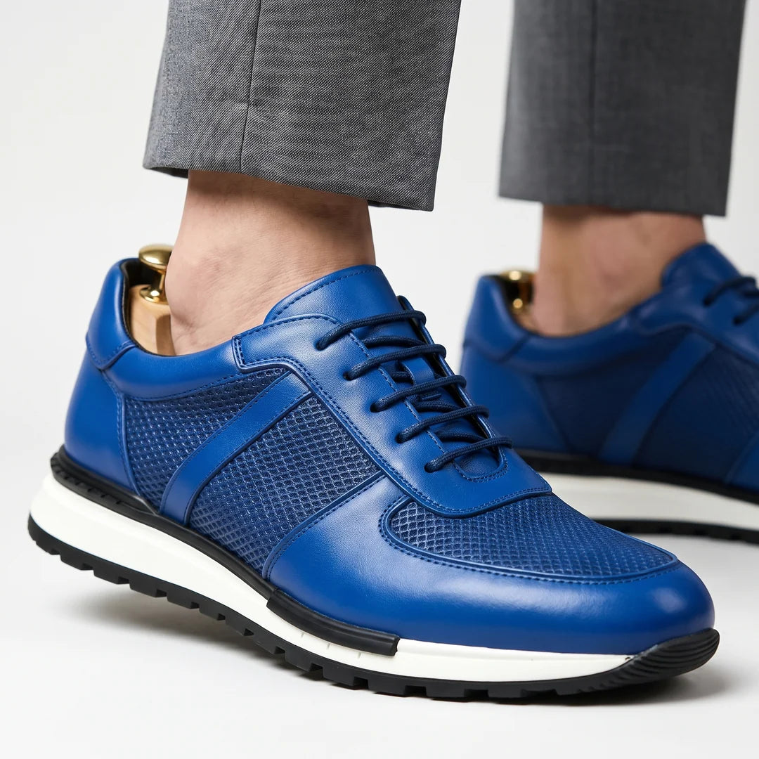 Zapatillas unisex con cordones y inserciones de malla