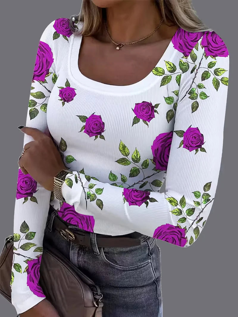 Top de mujer con escote cuadrado