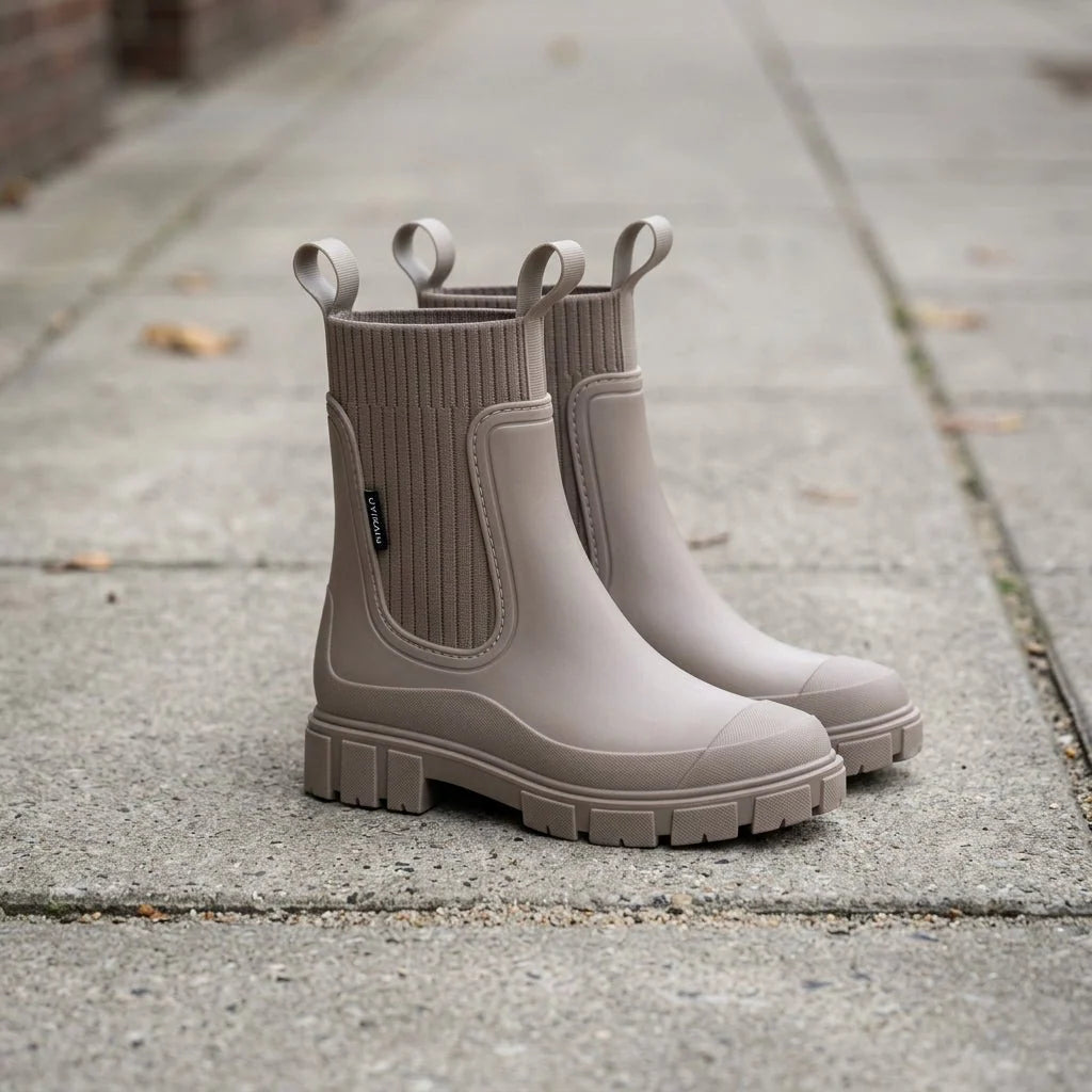 Botines Chelsea para mujer con paneles laterales elásticos