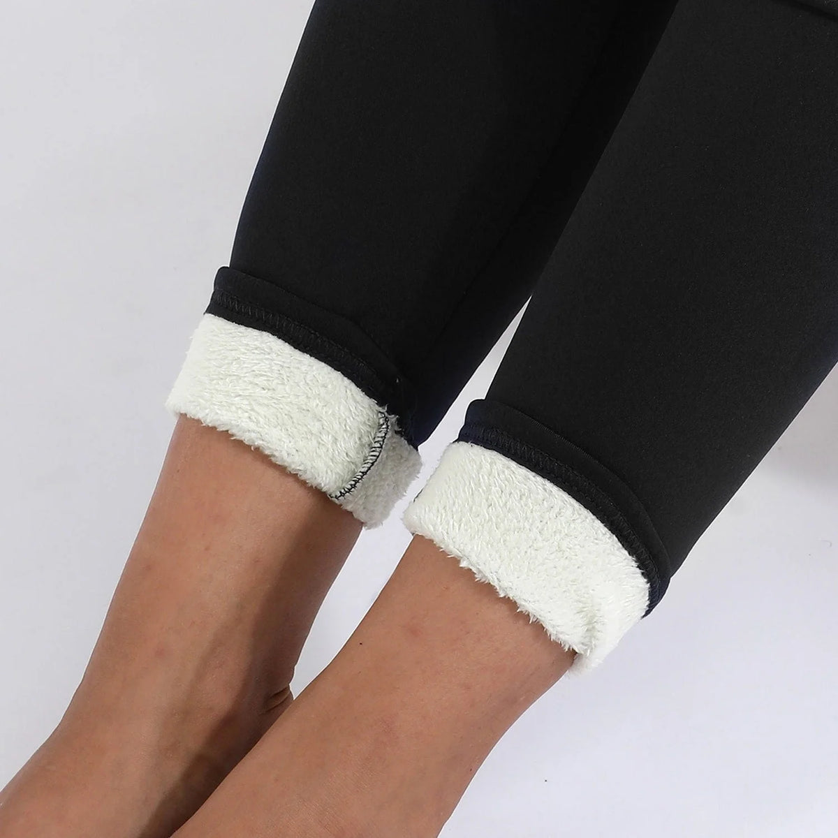 Leggings para mujer con forro completo de sherpa