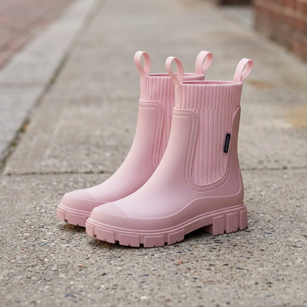 Botines Chelsea para mujer con paneles laterales elásticos
