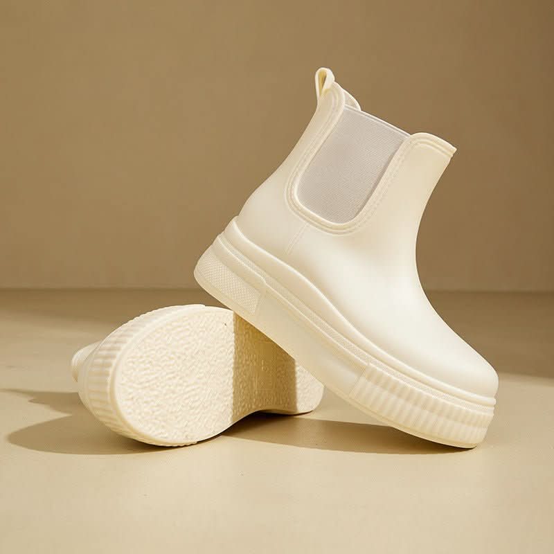 Botas Chelsea de Plataforma para Mujer con Inserciones Laterales Elásticas