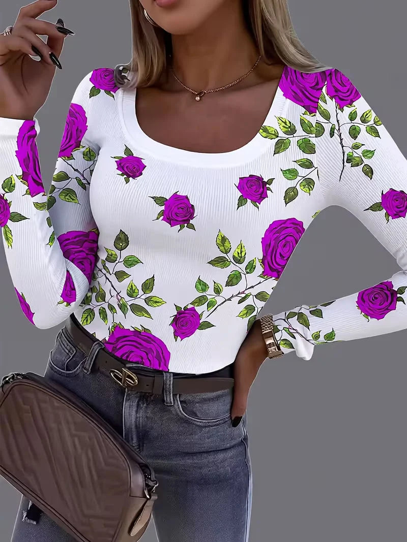 Top de mujer con escote cuadrado