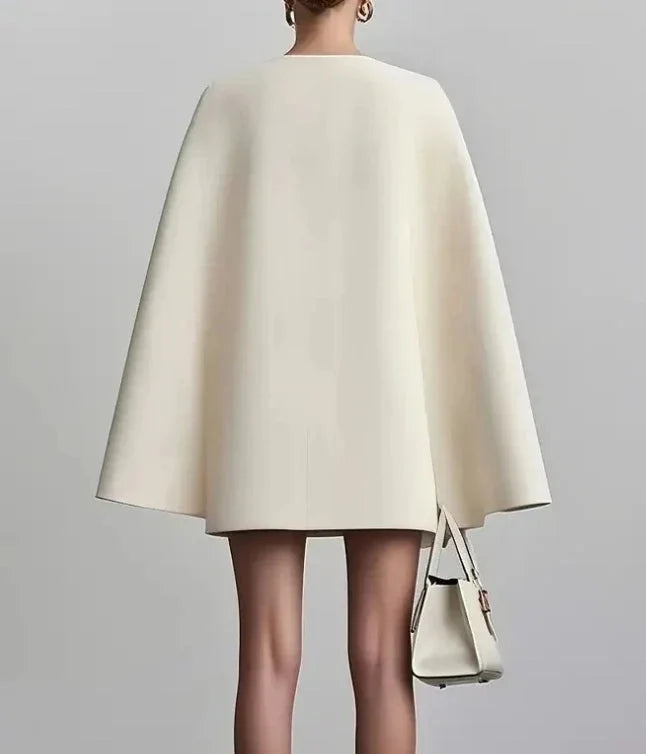 Vestido Blazer para Mujer con Mangas Capa