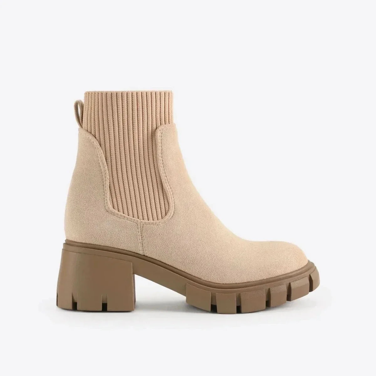 Botines Chelsea para mujer con suela antideslizante