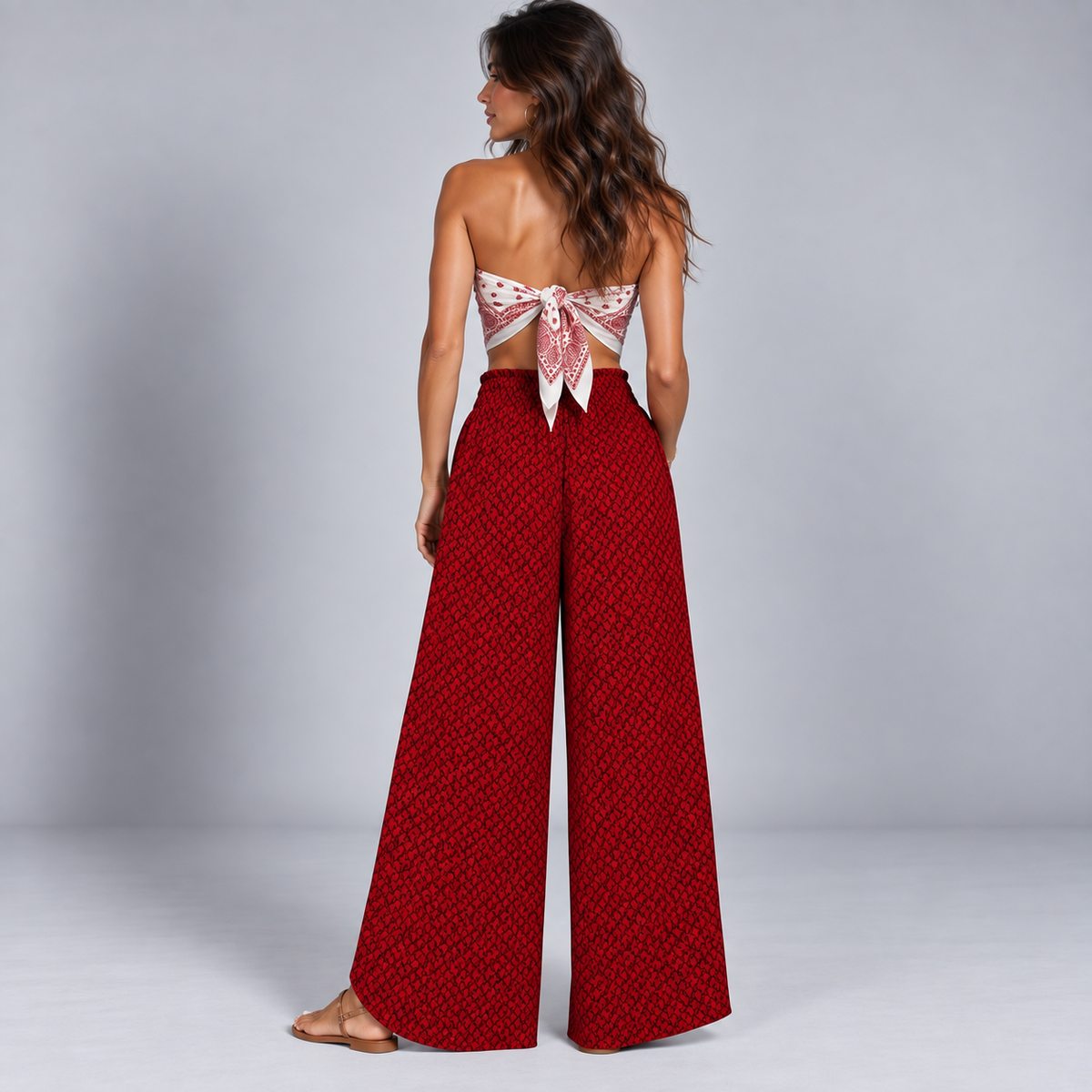 Pantalón de Pierna Ancha para Mujer | Corte Fluido y Silueta Moderna | Estilo Versátil para Oficina y Uso Diario