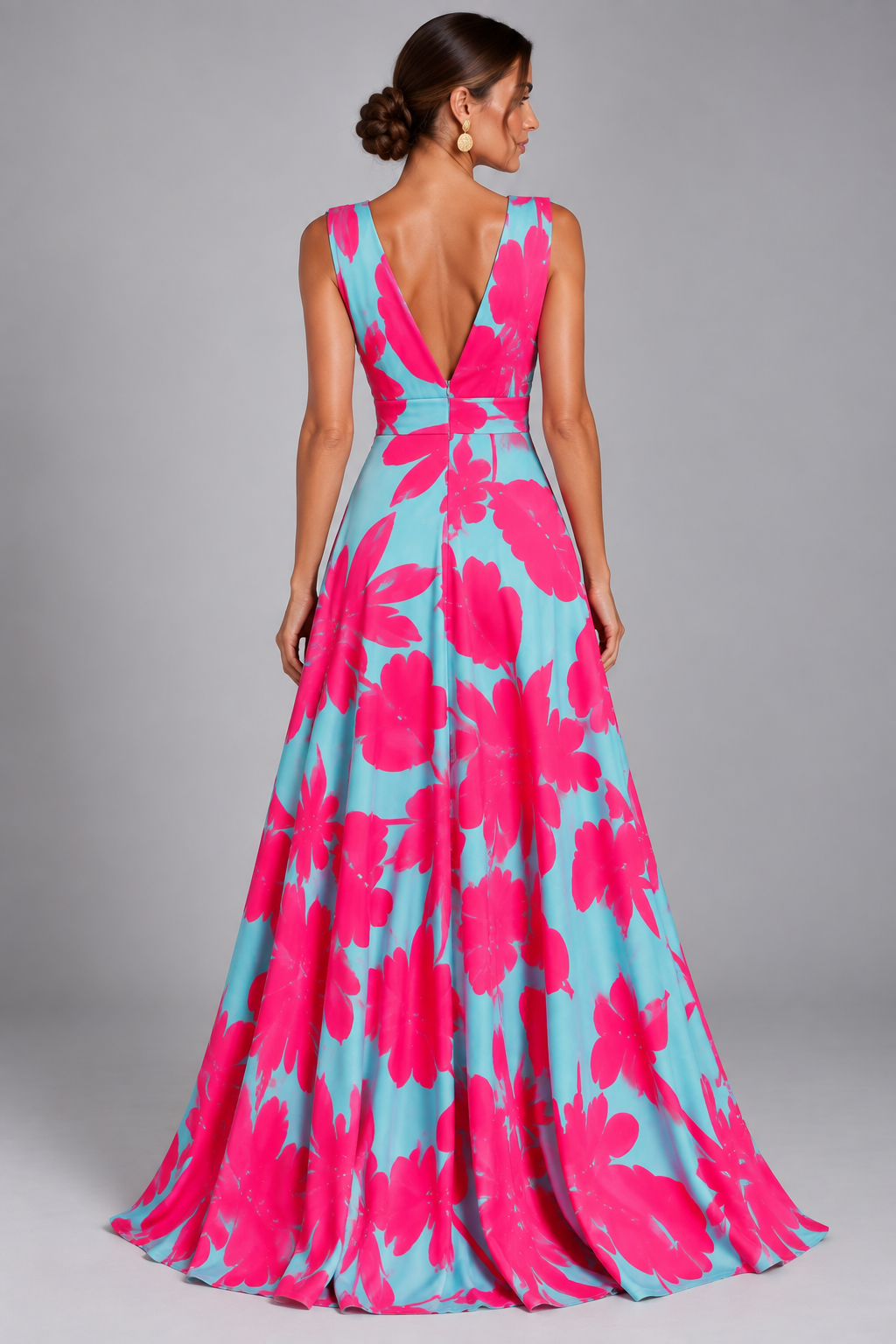 Vestido de Verano Estampado y Versátil | Silueta Favorecedora | Estilo Fresco para Paseos, Vacaciones y Eventos de Verano