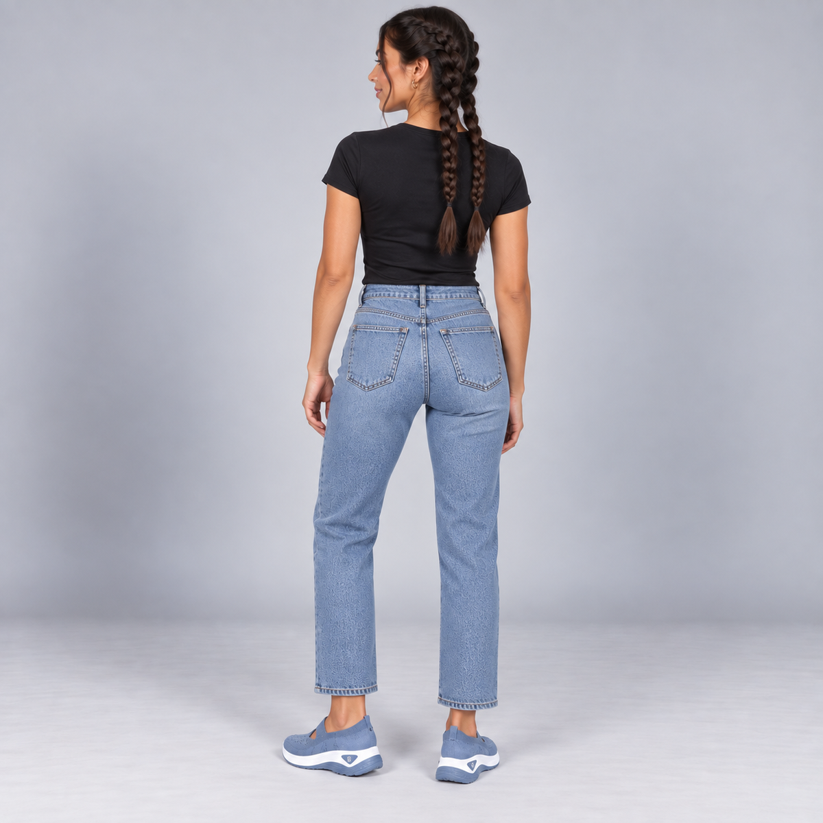 Zapatillas con Cuña Interior y Malla Transpirable | Diseño Sin Cordones y Plantilla Acolchada | Suela Antideslizante para Mujer
