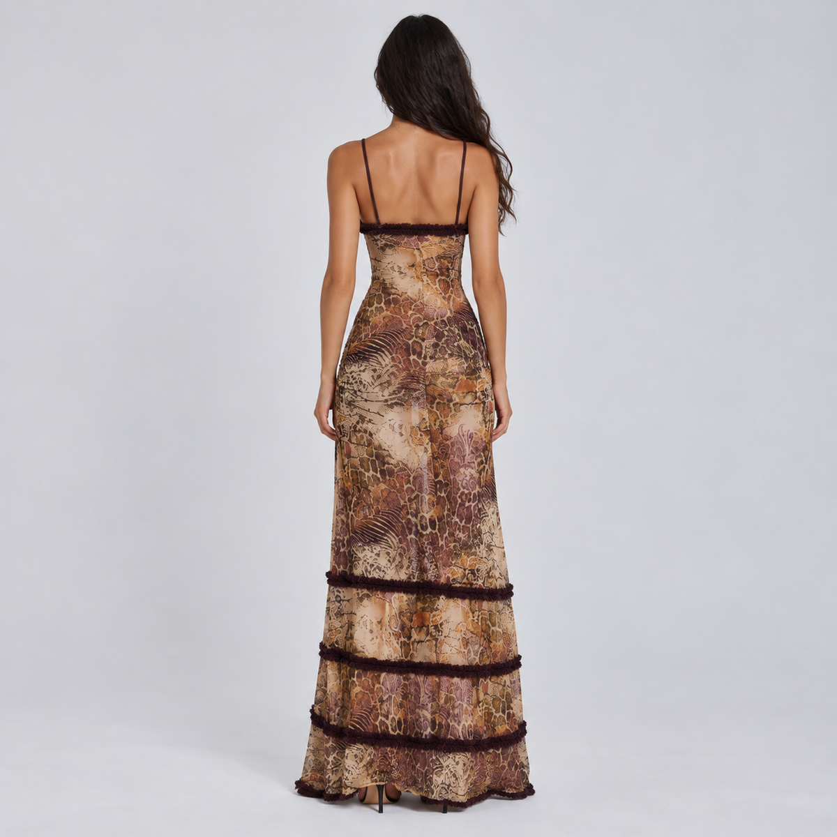 Long Dress for Women with Torso Slit