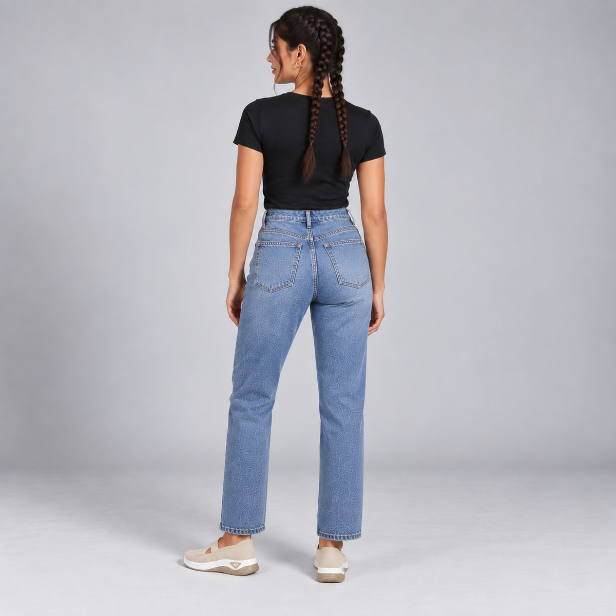Zapatillas con Cuña Interior y Malla Transpirable | Diseño Sin Cordones y Plantilla Acolchada | Suela Antideslizante para Mujer