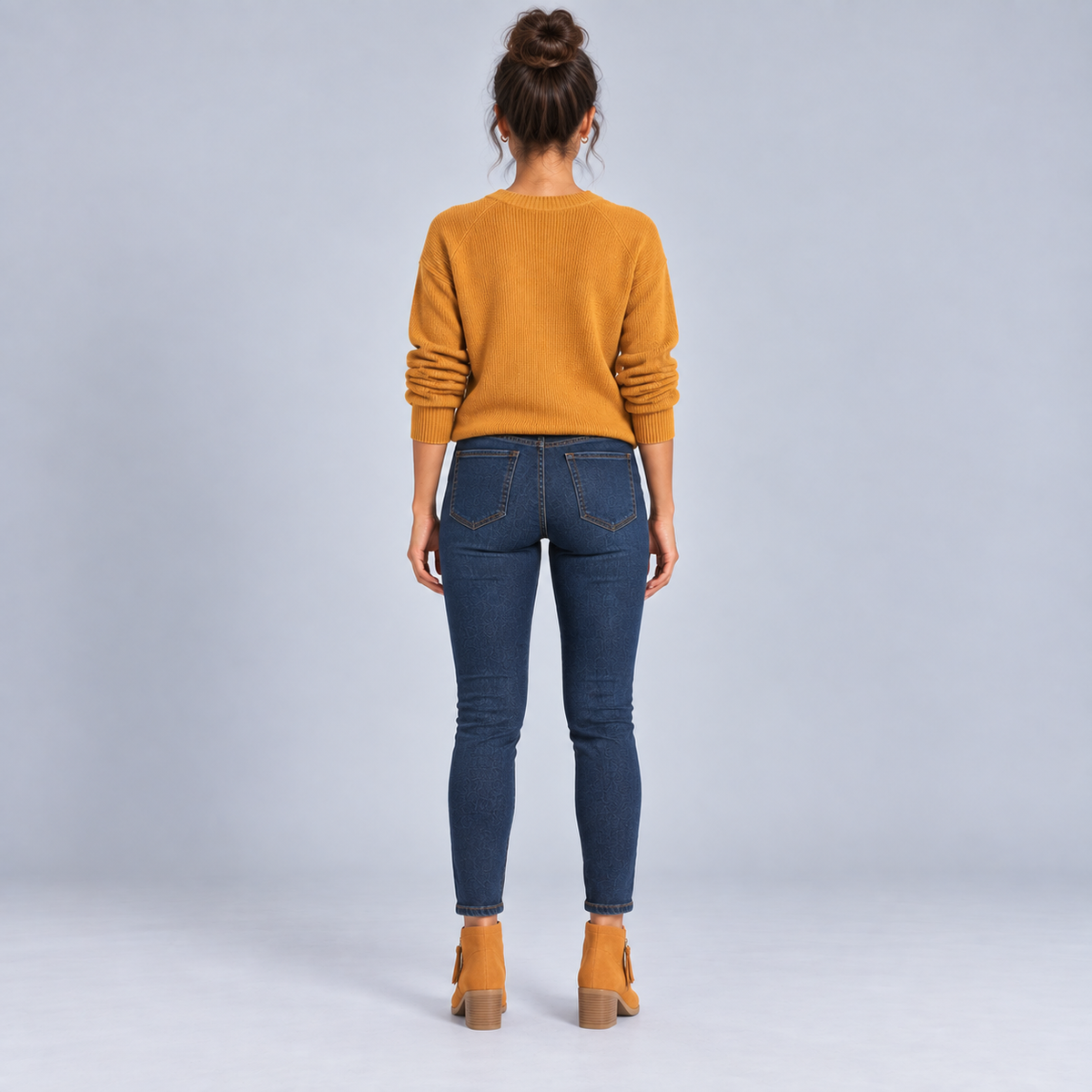 Botines de Piel para Mujer con Cremallera Lateral | Punta Redondeada y Tacón Bloque | Diseño Versátil para Looks Urbanos