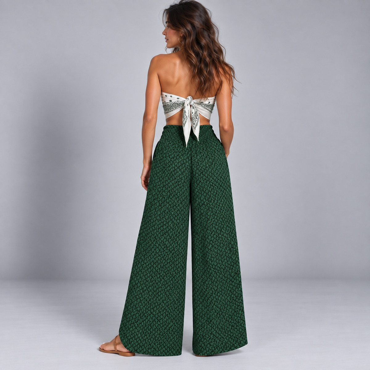Pantalón de Pierna Ancha para Mujer | Corte Fluido y Silueta Moderna | Estilo Versátil para Oficina y Uso Diario