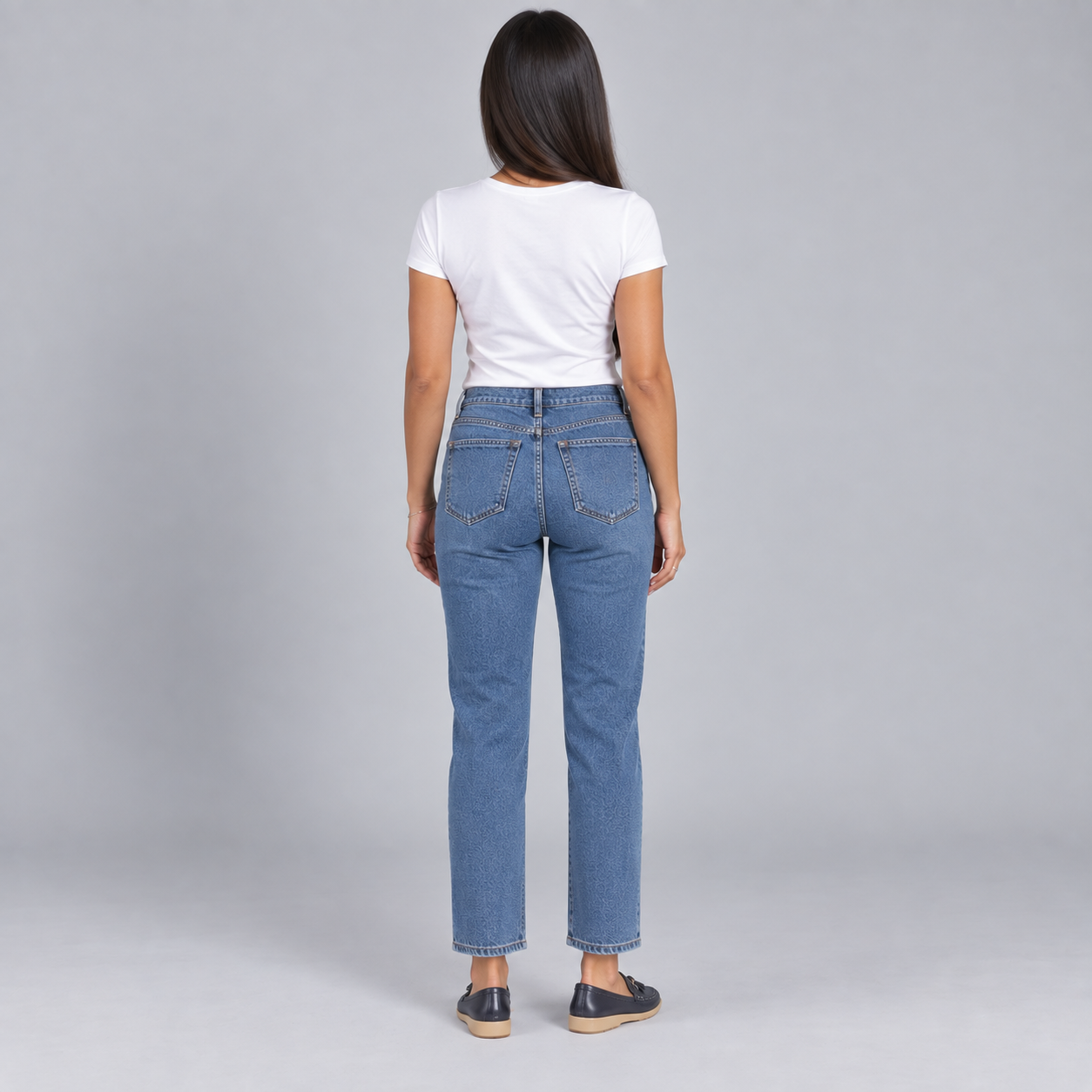 Mocasines ortopédicos de cuero para mujer | Sin cordones, plantilla acolchada | Soporte ergonómico, tacón bajo | Zapatos de oficina | Zapatos para uso diario