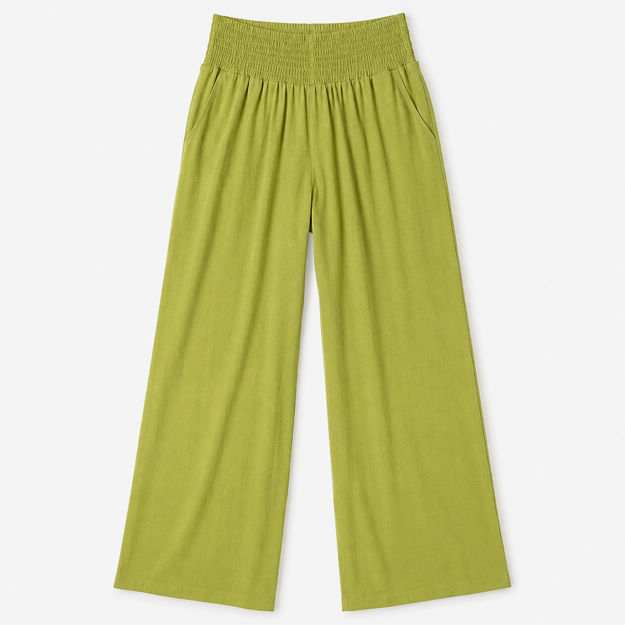 Pantalones de verano cómodos y elásticos de lino