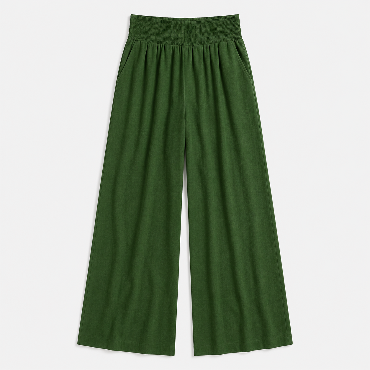 Pantalones de verano cómodos y elásticos de lino