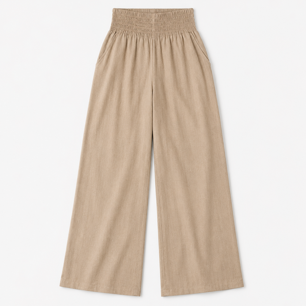 Pantalones de verano cómodos y elásticos de lino