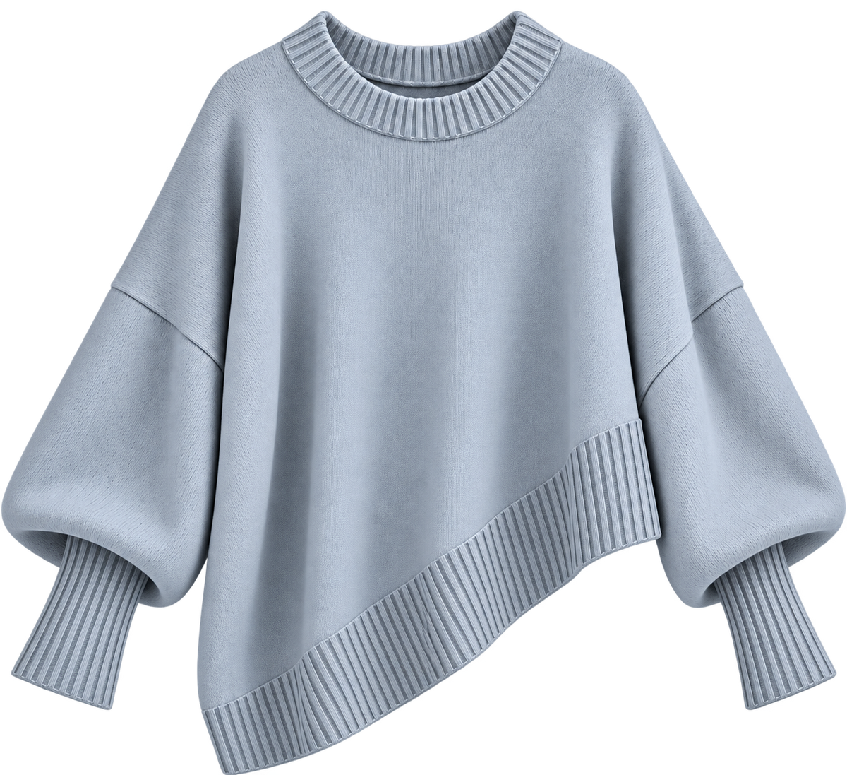 Jersey de punto fino para mujer con corte entallado