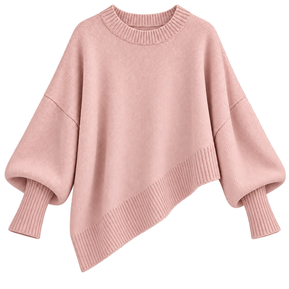 Jersey de punto fino para mujer con corte entallado