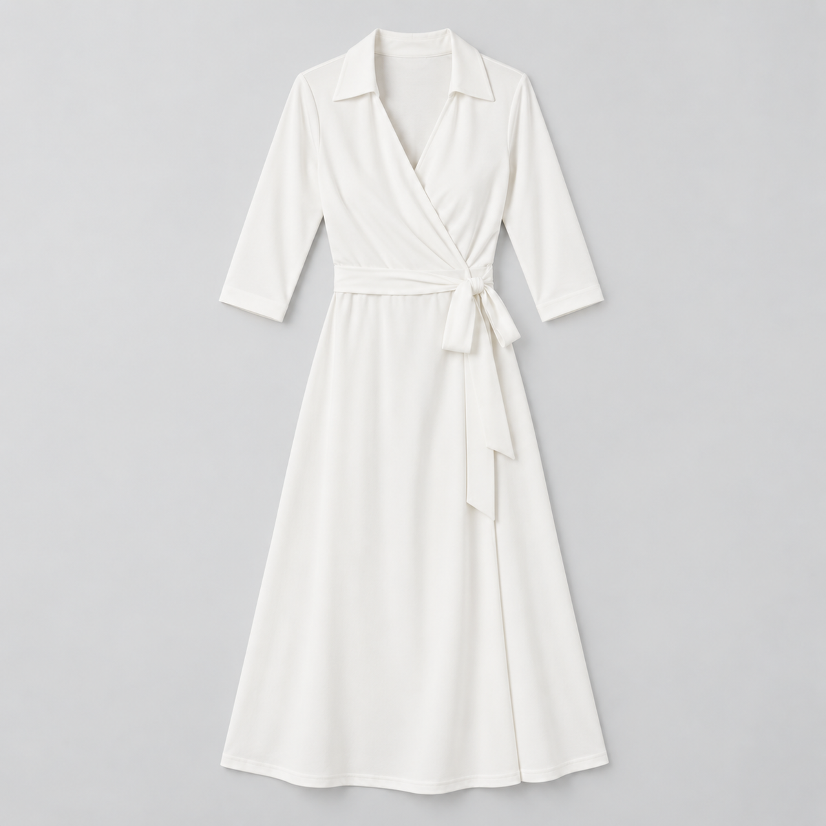 Vestido Camisero de Mujer con Cuello Clásico | Corte Fluido y Relajado | Diseño Minimalista para Otoño y Uso Diario