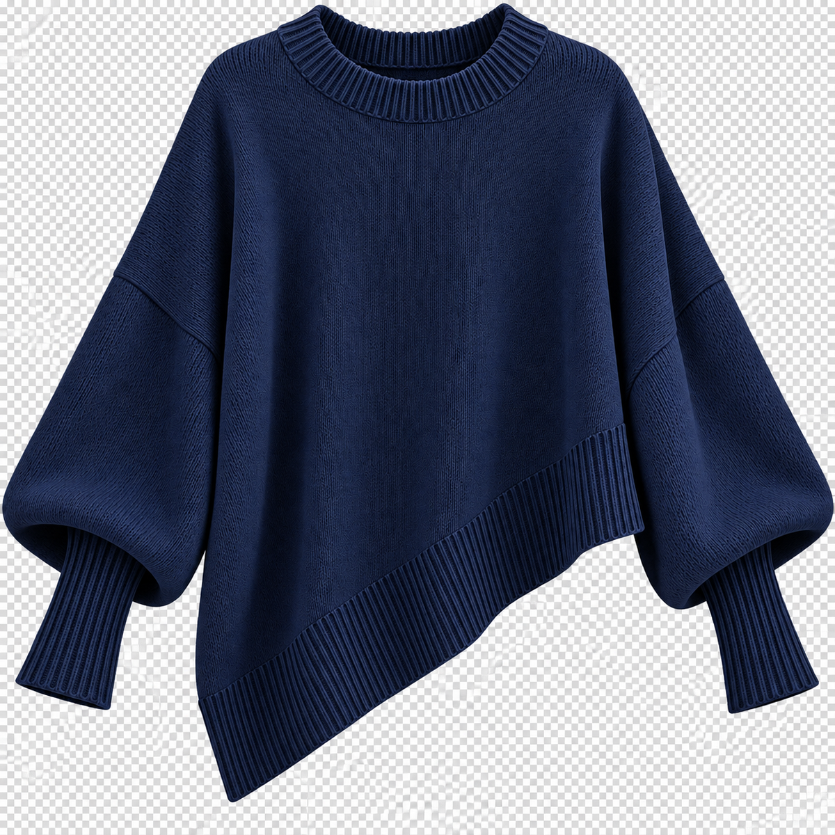Jersey de punto fino para mujer con corte entallado