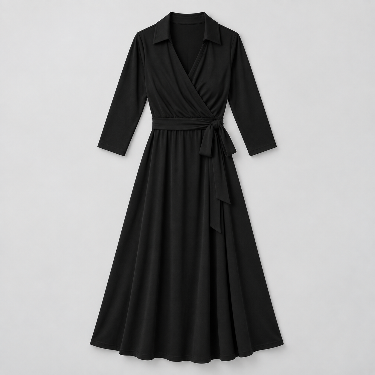 Vestido Camisero de Mujer con Cuello Clásico | Corte Fluido y Relajado | Diseño Minimalista para Otoño y Uso Diario