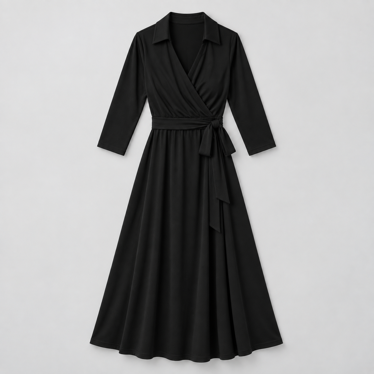 Vestido Camisero de Mujer con Cuello Clásico | Corte Fluido y Relajado | Diseño Minimalista para Otoño y Uso Diario