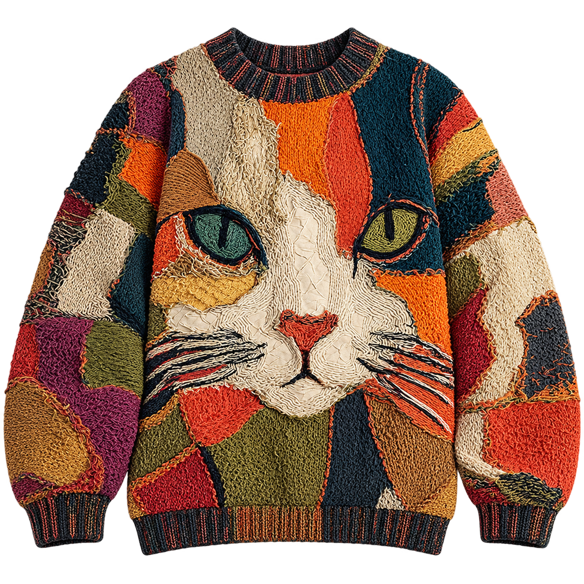Top de parches para mujer con motivo de gatos