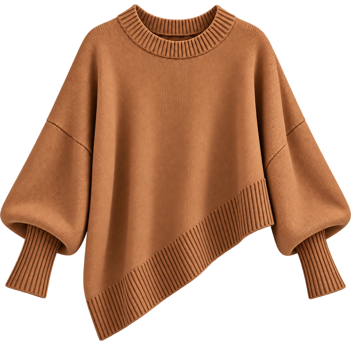 Jersey de punto fino para mujer con corte entallado