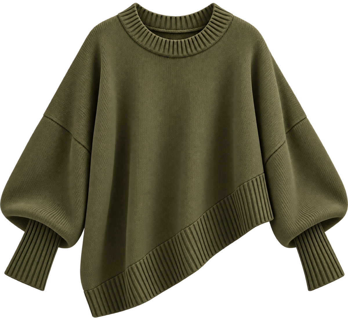 Jersey de punto fino para mujer con corte entallado