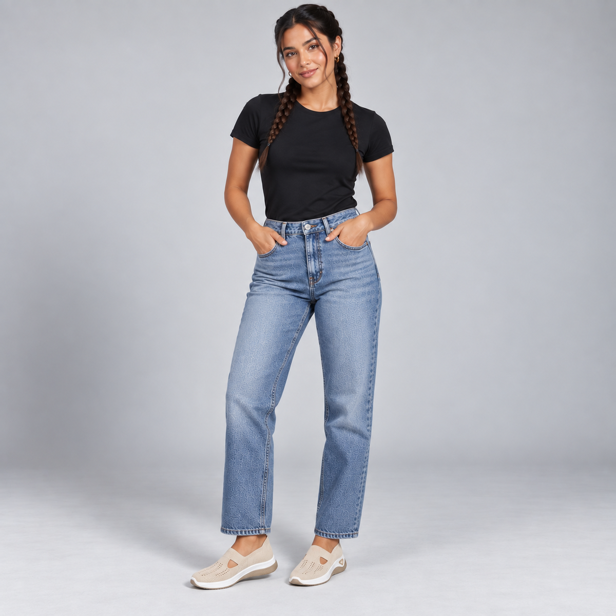 Zapatillas con Cuña Interior y Malla Transpirable | Diseño Sin Cordones y Plantilla Acolchada | Suela Antideslizante para Mujer