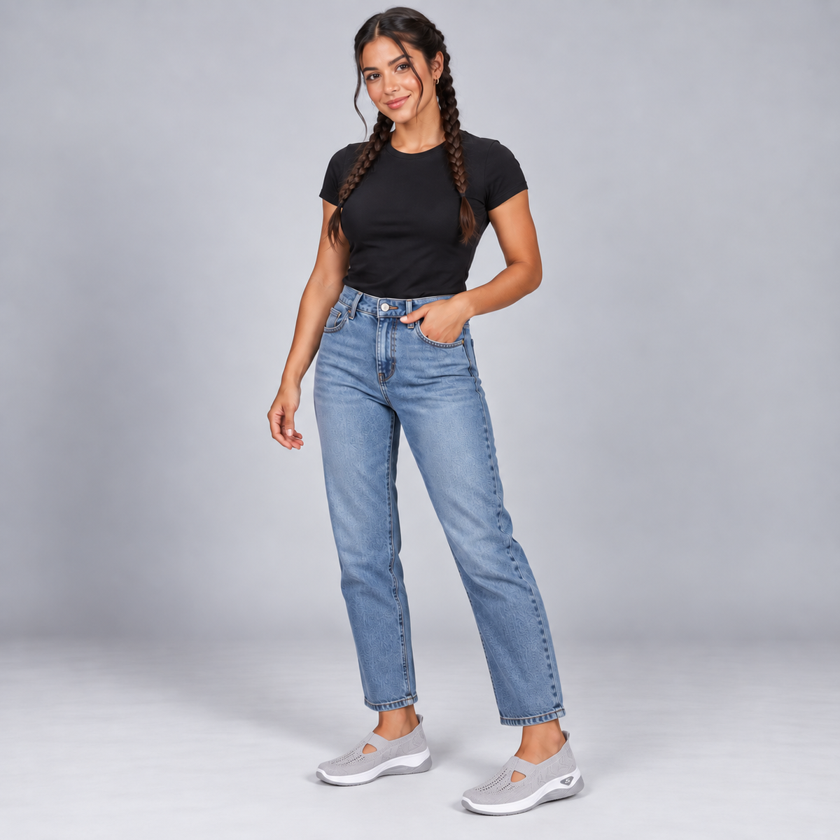 Zapatillas con Cuña Interior y Malla Transpirable | Diseño Sin Cordones y Plantilla Acolchada | Suela Antideslizante para Mujer