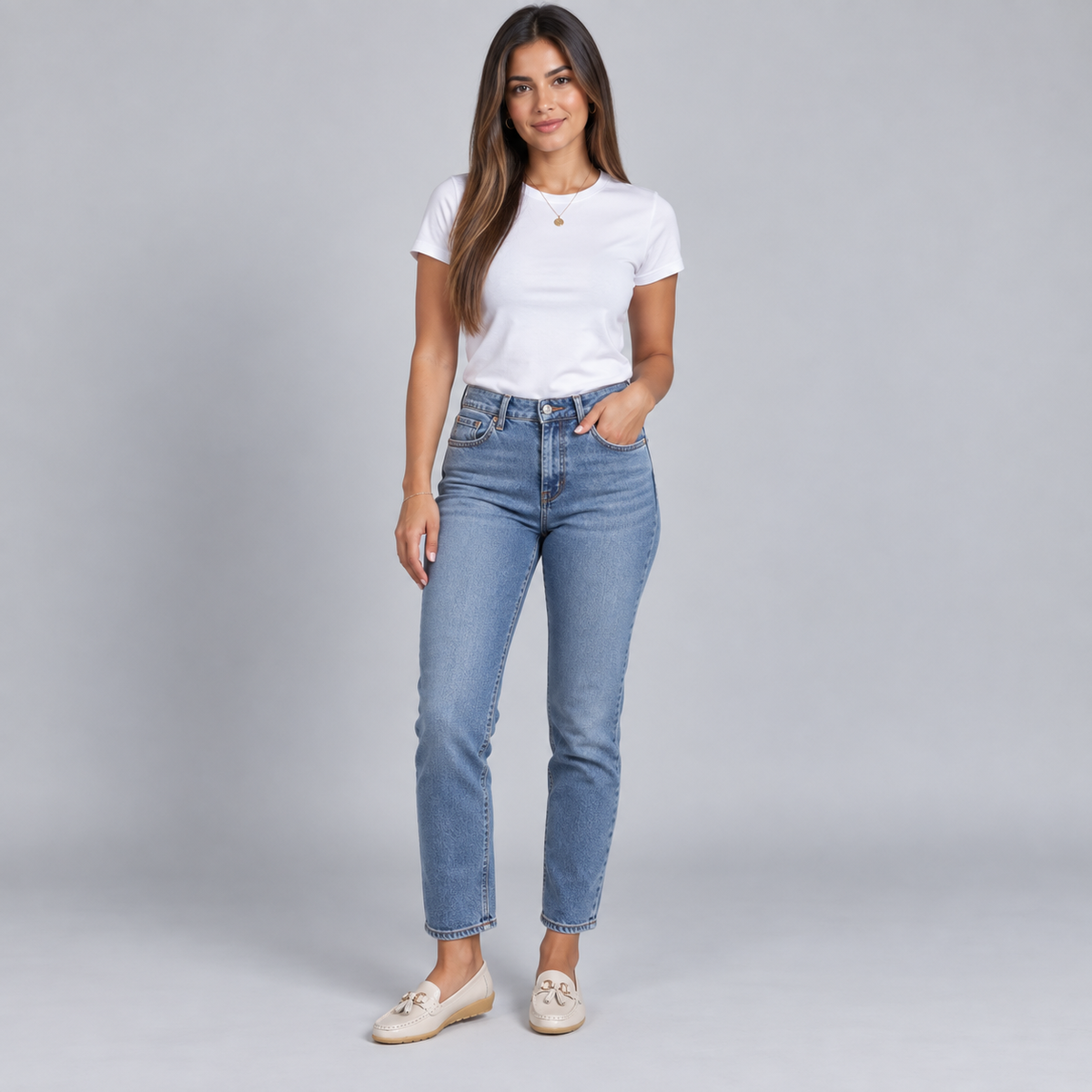 Mocasines ortopédicos de cuero para mujer | Sin cordones, plantilla acolchada | Soporte ergonómico, tacón bajo | Zapatos de oficina | Zapatos para uso diario