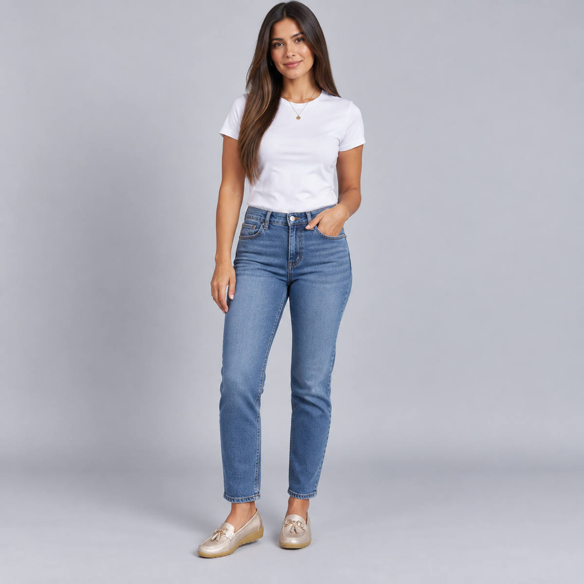 Mocasines ortopédicos de cuero para mujer | Sin cordones, plantilla acolchada | Soporte ergonómico, tacón bajo | Zapatos de oficina | Zapatos para uso diario
