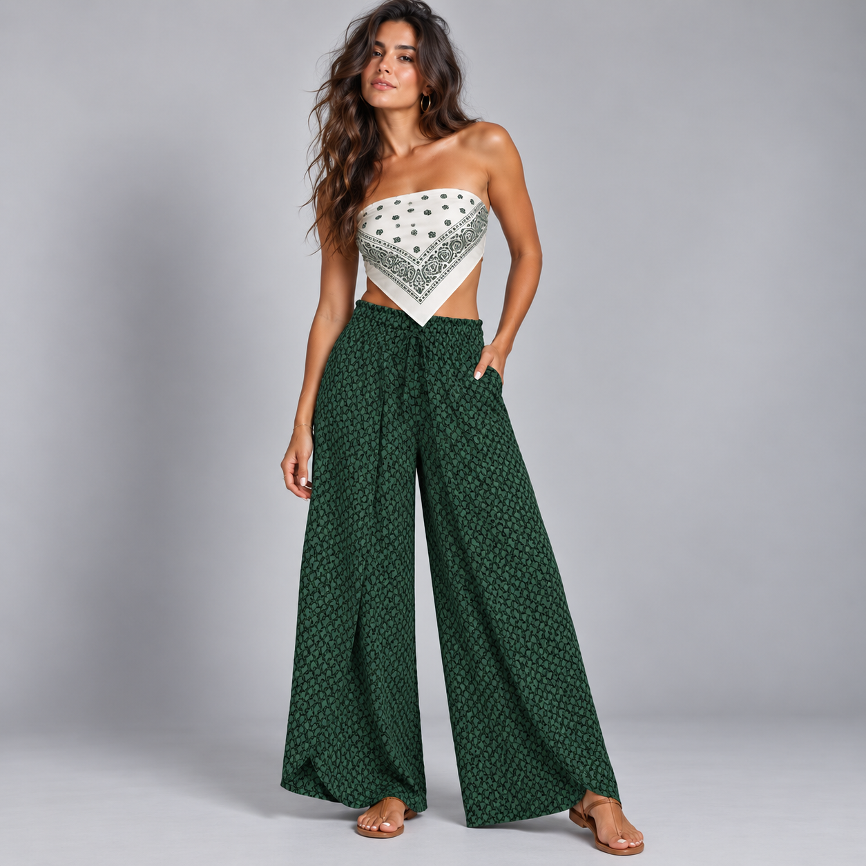 Pantalón de Pierna Ancha para Mujer | Corte Fluido y Silueta Moderna | Estilo Versátil para Oficina y Uso Diario