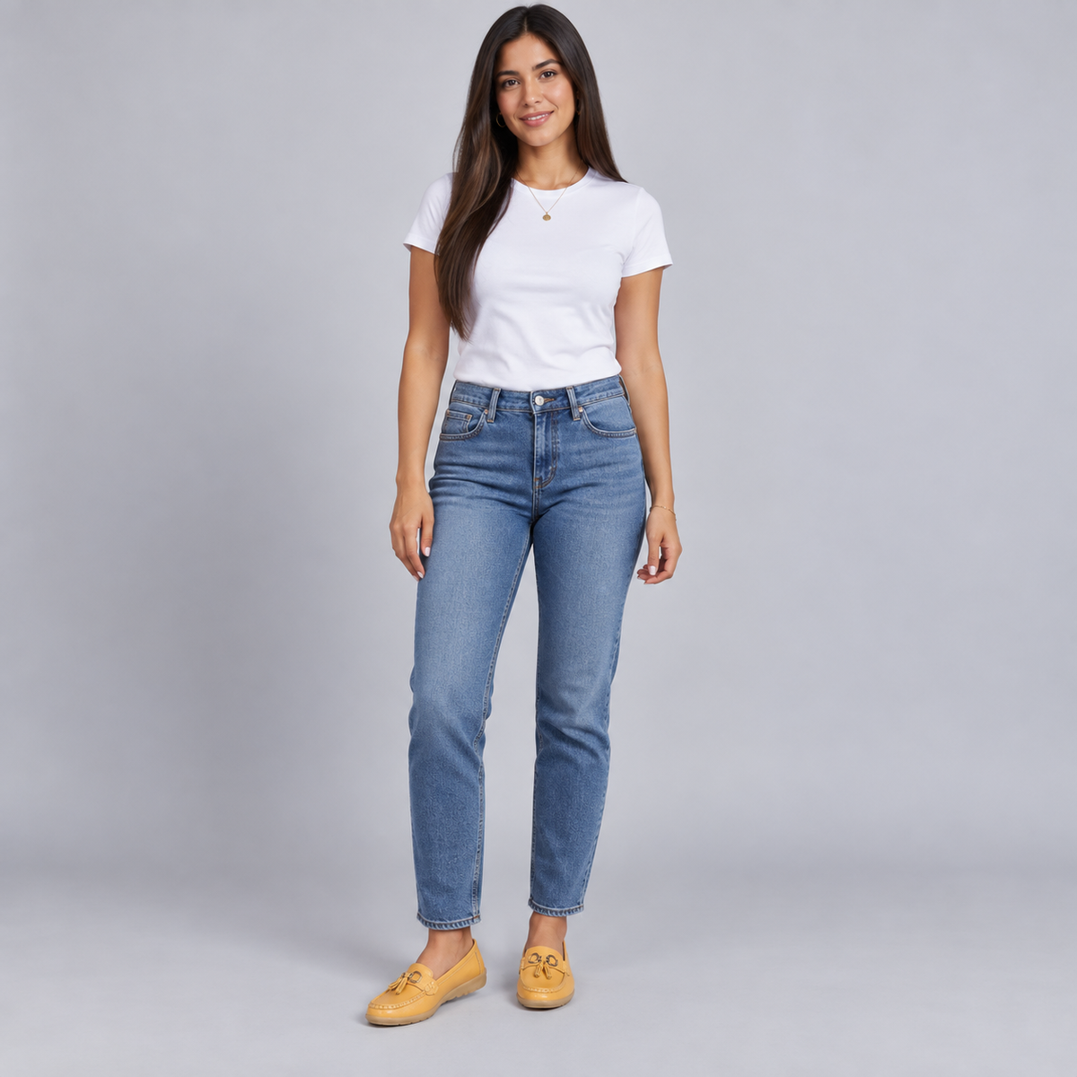 Mocasines ortopédicos de cuero para mujer | Sin cordones, plantilla acolchada | Soporte ergonómico, tacón bajo | Zapatos de oficina | Zapatos para uso diario