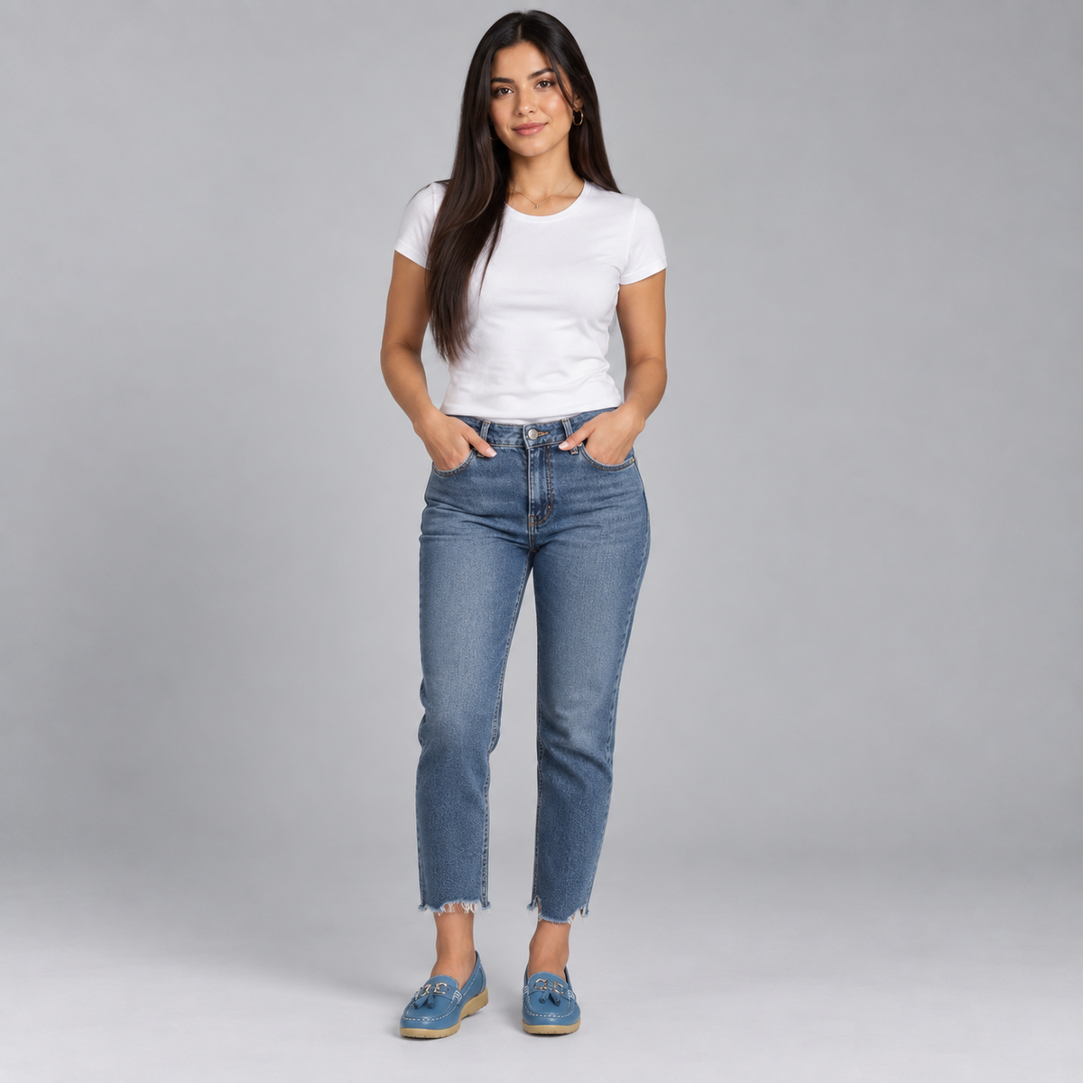 Mocasines ortopédicos de cuero para mujer | Sin cordones, plantilla acolchada | Soporte ergonómico, tacón bajo | Zapatos de oficina | Zapatos para uso diario