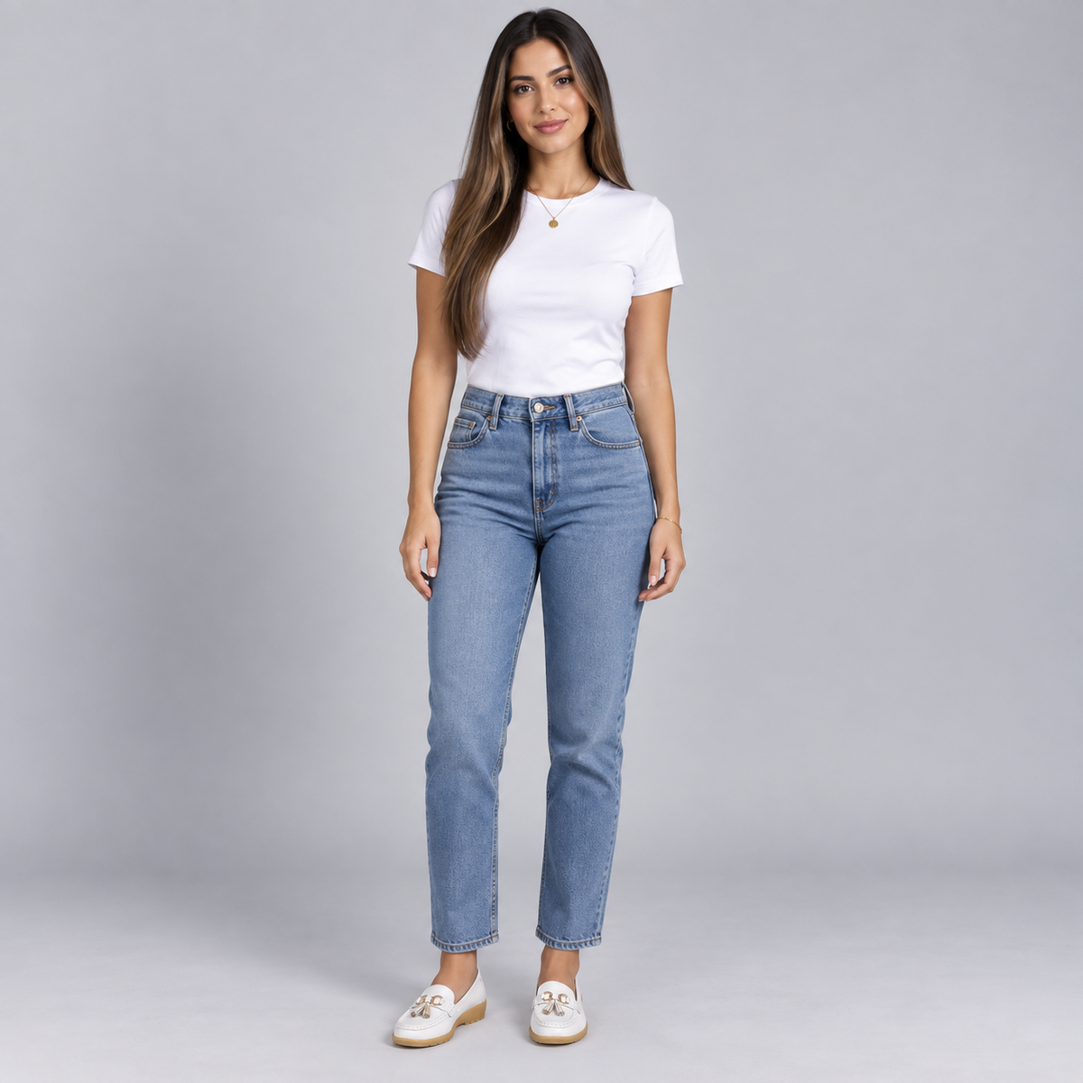 Mocasines ortopédicos de cuero para mujer | Sin cordones, plantilla acolchada | Soporte ergonómico, tacón bajo | Zapatos de oficina | Zapatos para uso diario