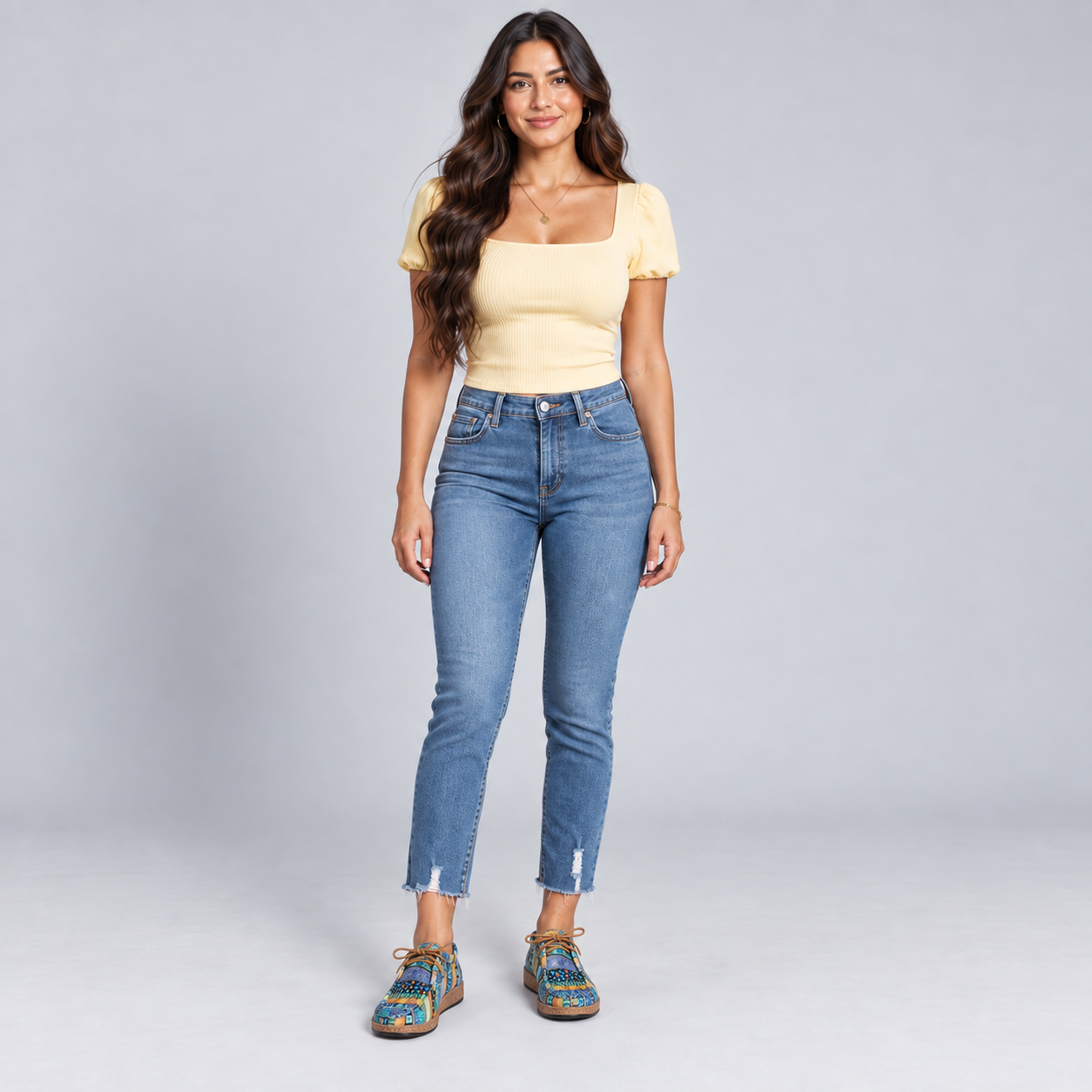 Zapatillas de lona para mujer con diseño de patchwork