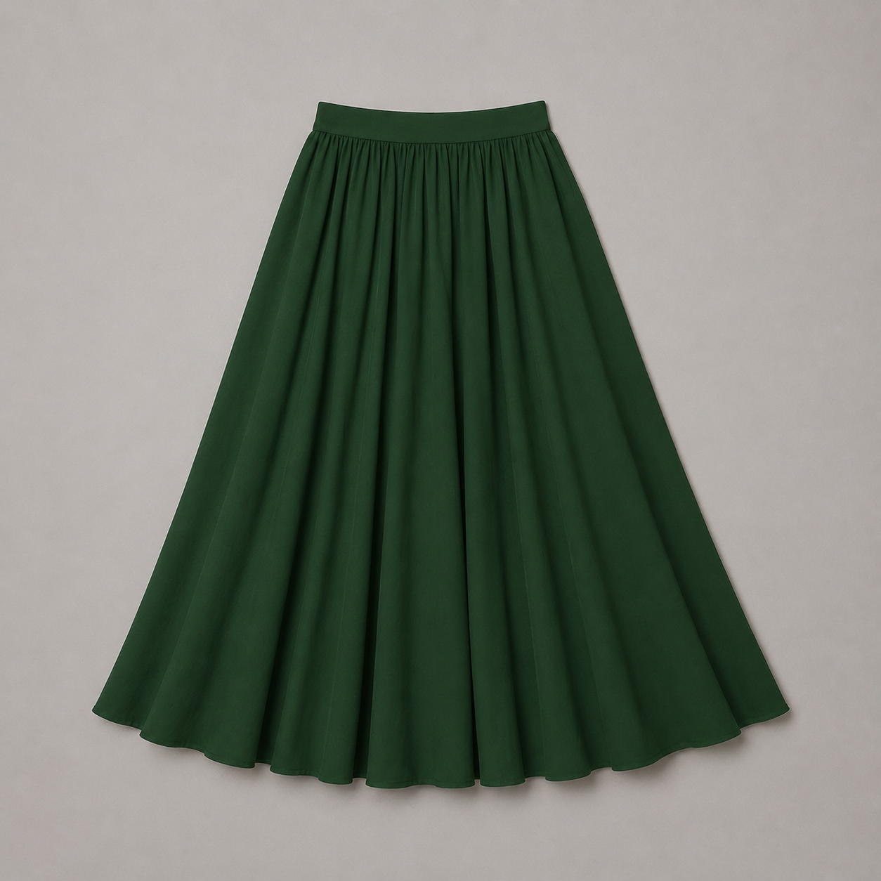 Anouk - Elegante falda larga de lino para mujer con cintura elástica y bolsillos laterales
