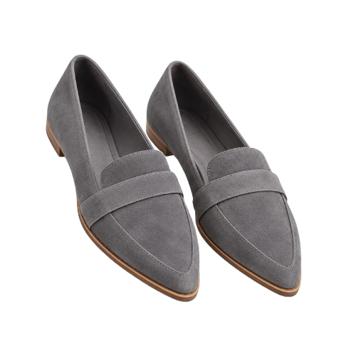 Mocasines de cuero para mujer con plantilla ortopédica
