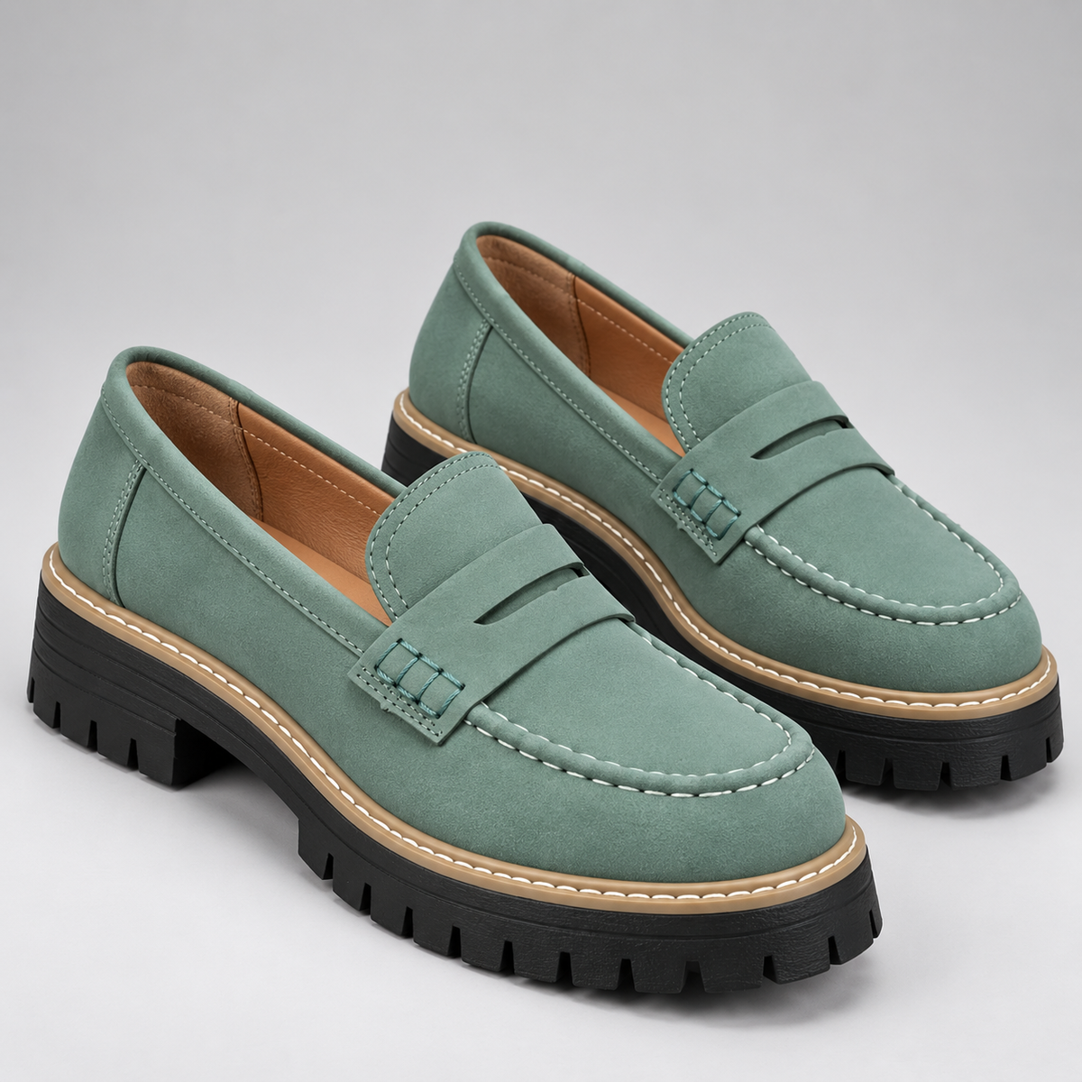 Mocasines Ortopédicos para Mujer con Espacio Amplio | Suela Ergonómica y Amortiguación | Comodidad para Caminar a Diario