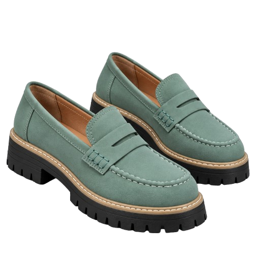 Mocasines Ortopédicos para Mujer con Soporte Ergonómico del Arco | Diseño Sin Cordones | Plantilla Acolchada, Punta Redonda, Ajuste Ancho | Oficina y Uso Diario
