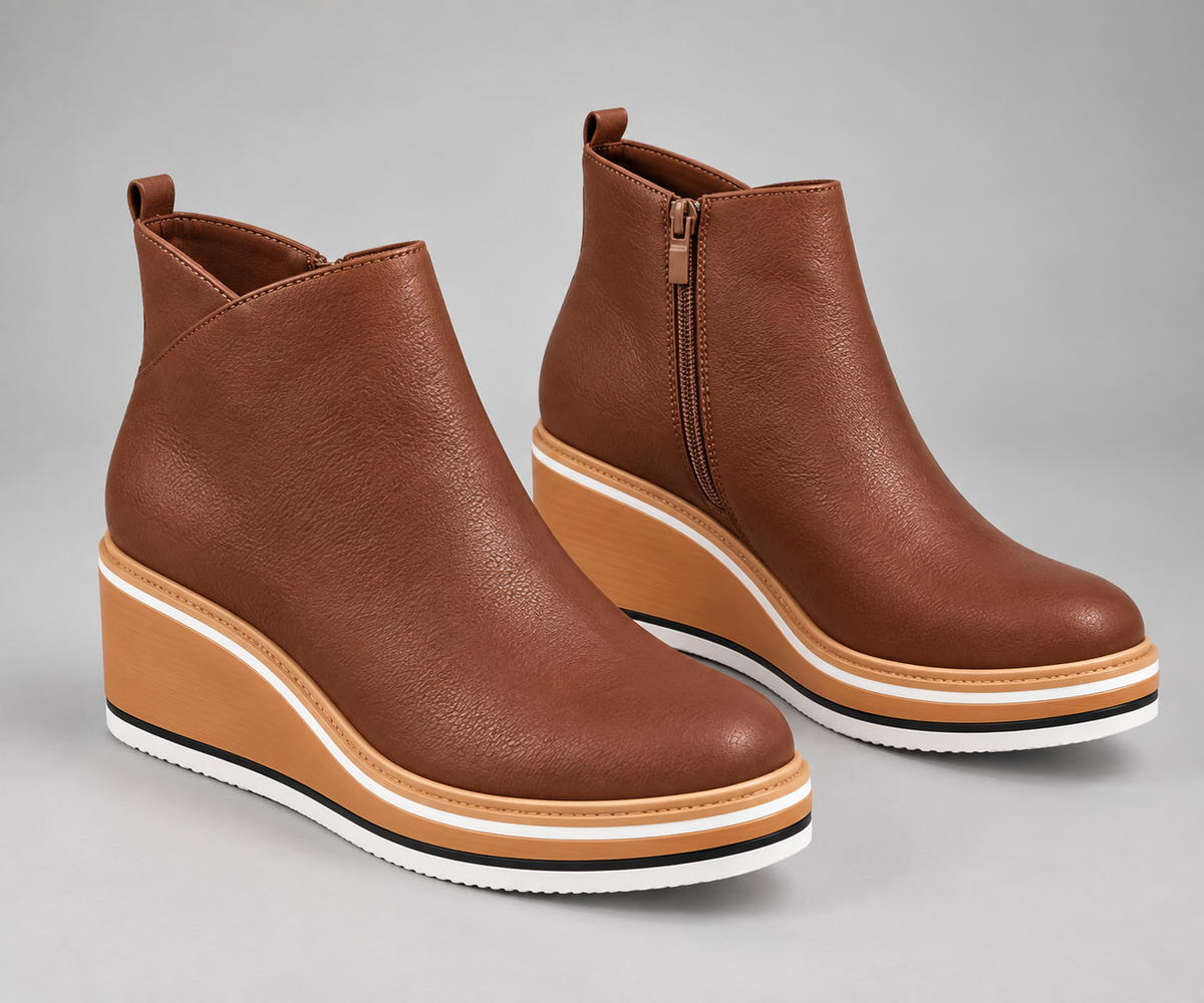 Botas Impermeables para Mujer con Cremallera Lateral | Perfil Estilizado y Cómodo | Calzado para Lluvia y Frío en Otoño e Invierno