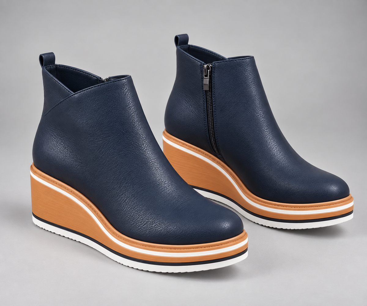 Botas Impermeables para Mujer con Cremallera Lateral | Perfil Estilizado y Cómodo | Calzado para Lluvia y Frío en Otoño e Invierno