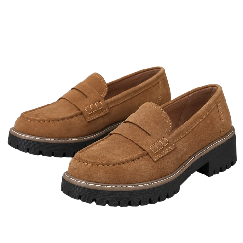 Mocasines Ortopédicos para Mujer con Soporte Ergonómico del Arco | Diseño Sin Cordones | Plantilla Acolchada, Punta Redonda, Ajuste Ancho | Oficina y Uso Diario