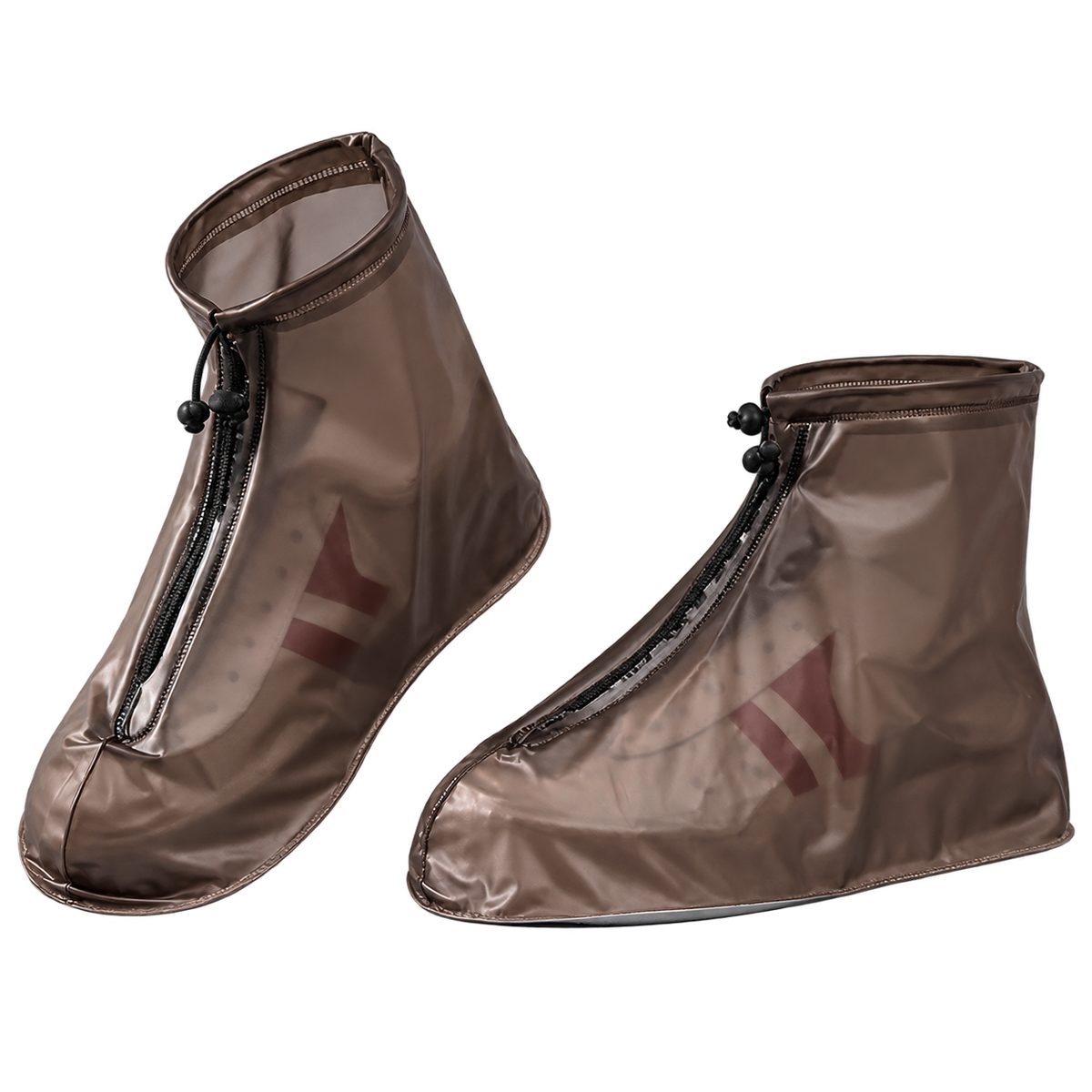 Cubrezapatos de poliéster premium con cremallera frontal