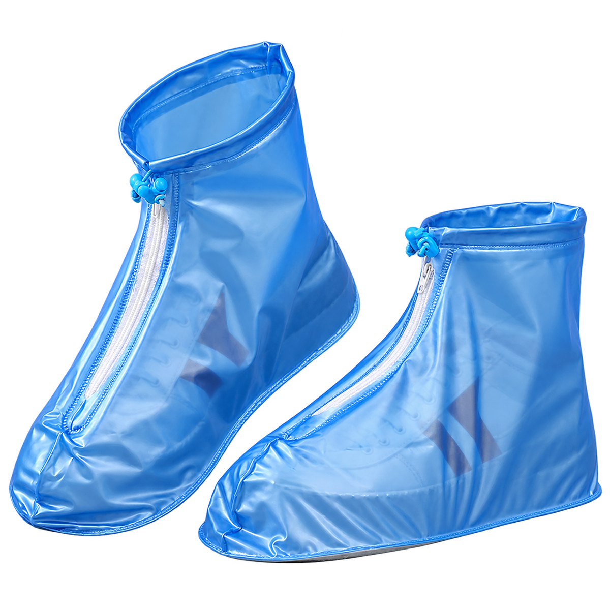 Cubrezapatos de poliéster premium con cremallera frontal